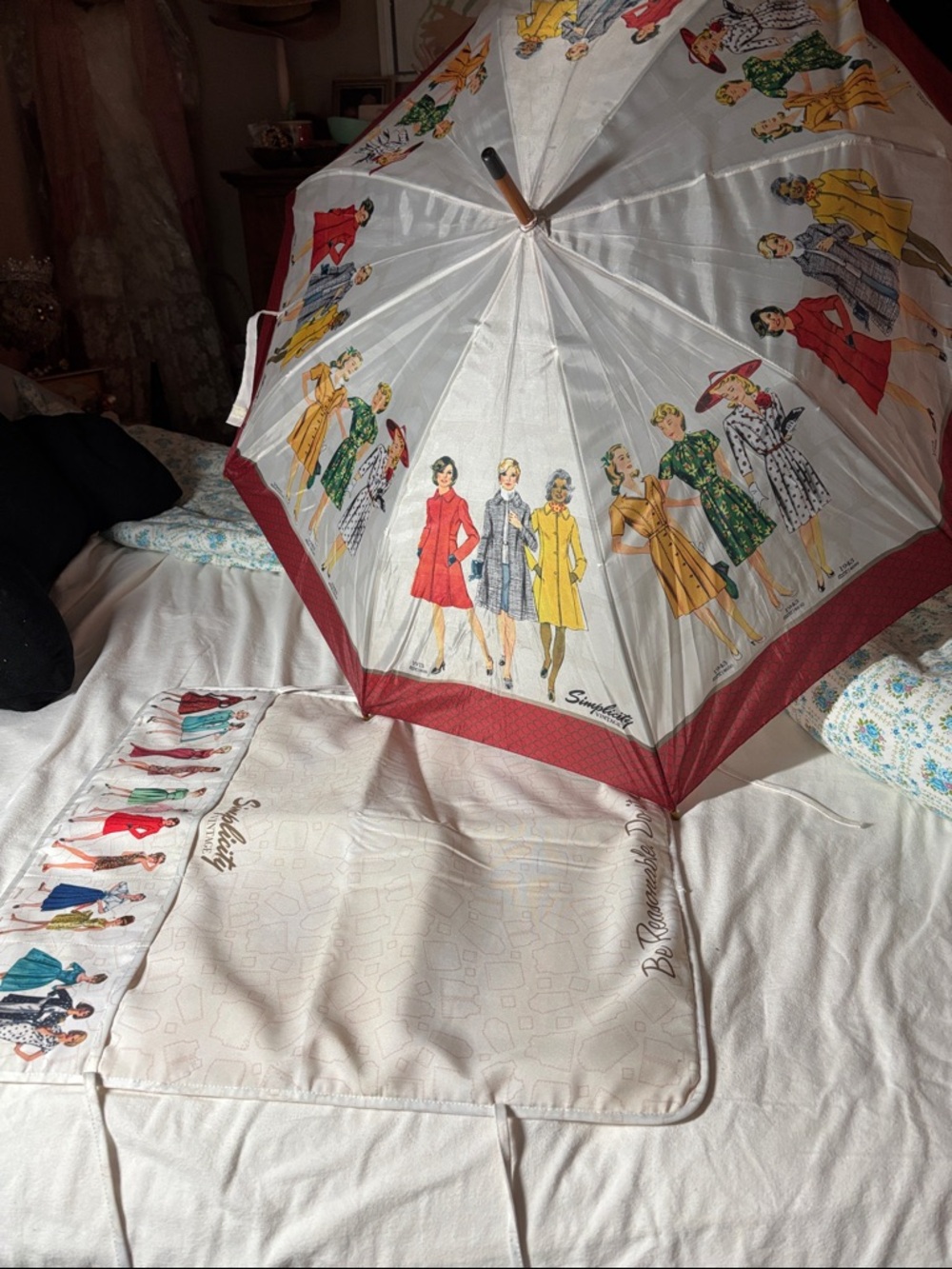 Vintage Simplicity pad and Umbrella